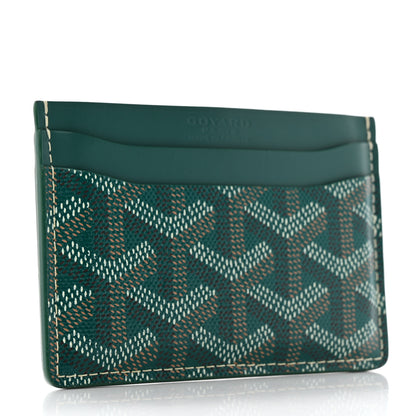 Goyard Goyardine Saint Sulpice Card Holder Green 3 of 8
