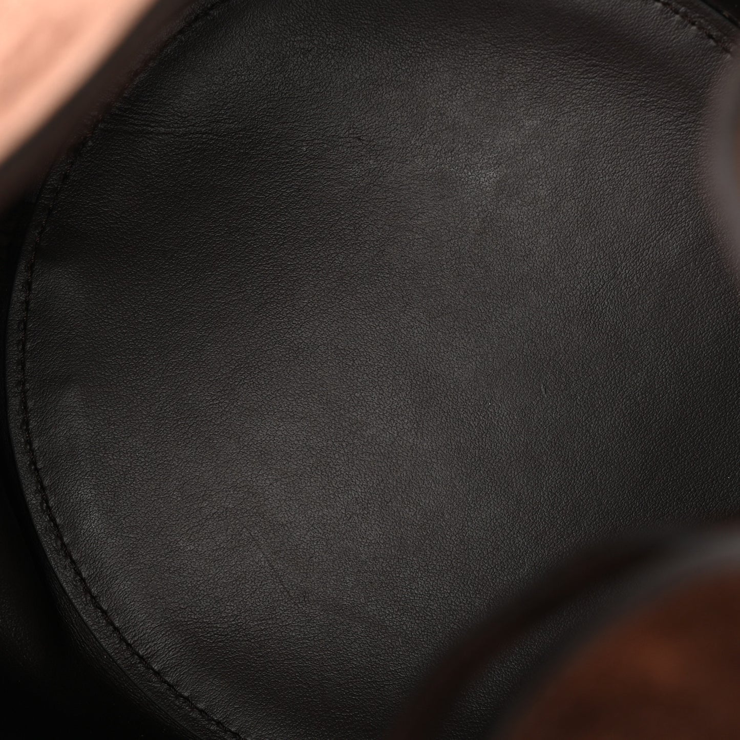 Suede Calfskin Mini Lotus Tote Coffee