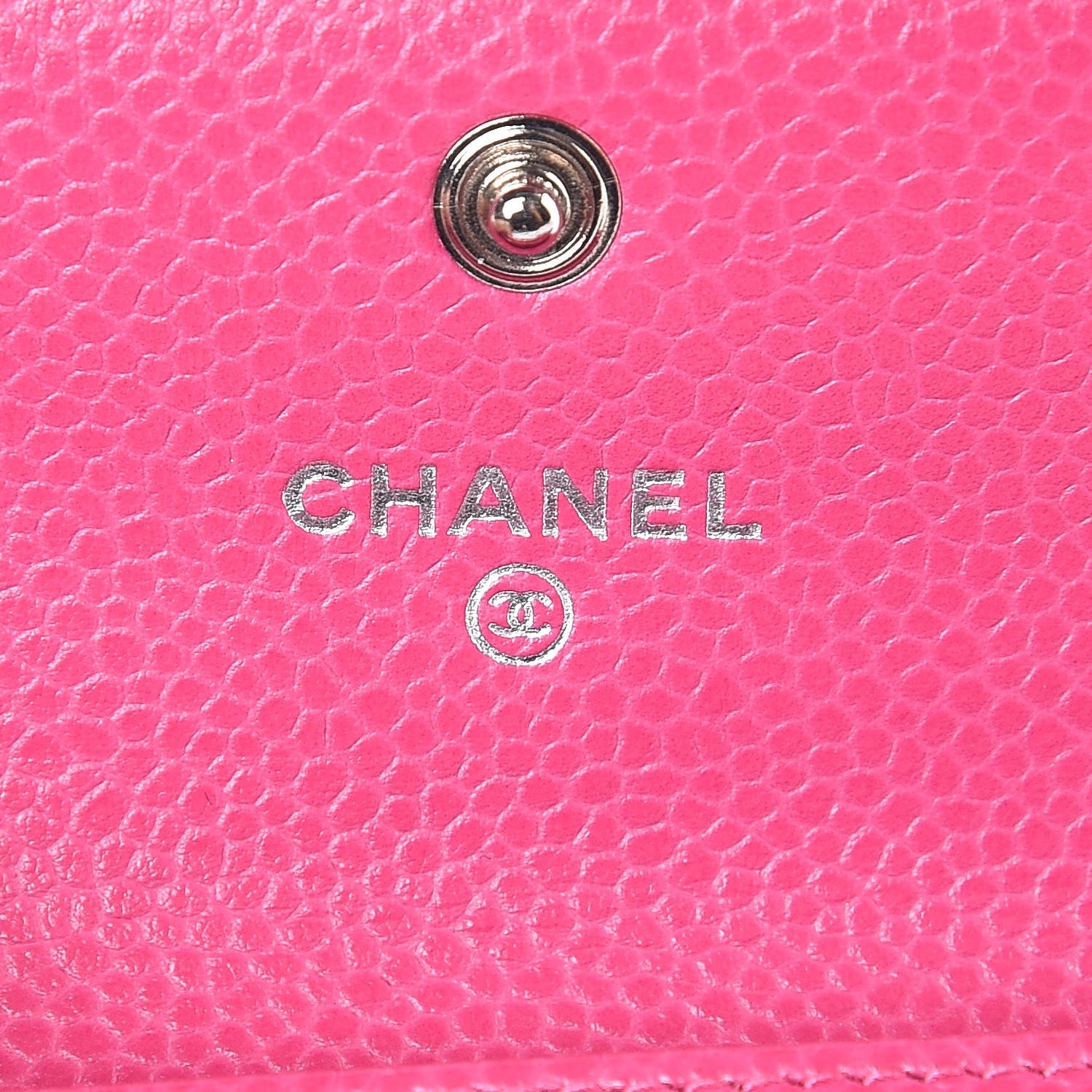Chanel Caviar Quilted Flap Card Holder Pink 6 of 8