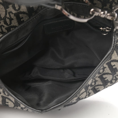 Christian Dior Monogram Double Saddle Bag Black 4 of 4