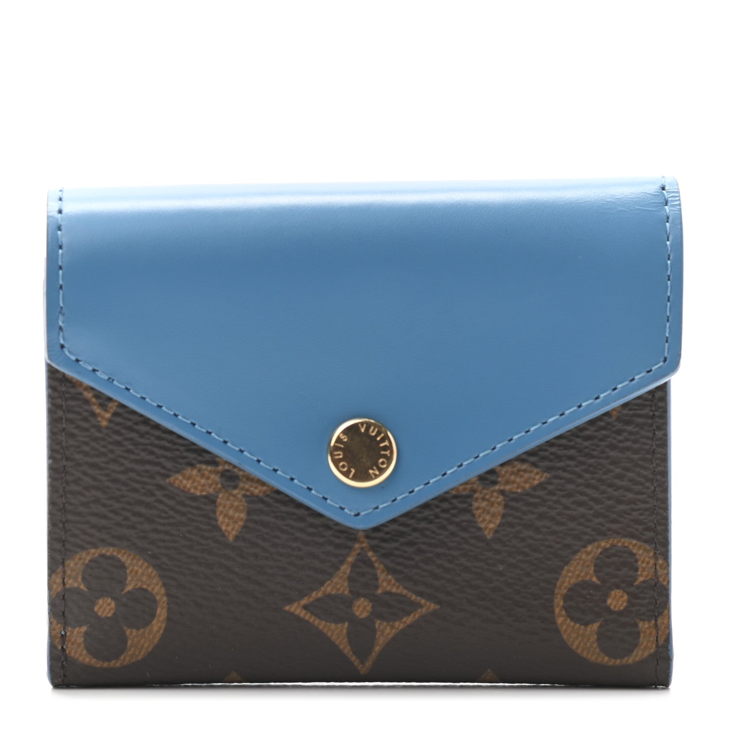 Louis Vuitton Monogram Zoe Wallet Blue Jean 1 of 6