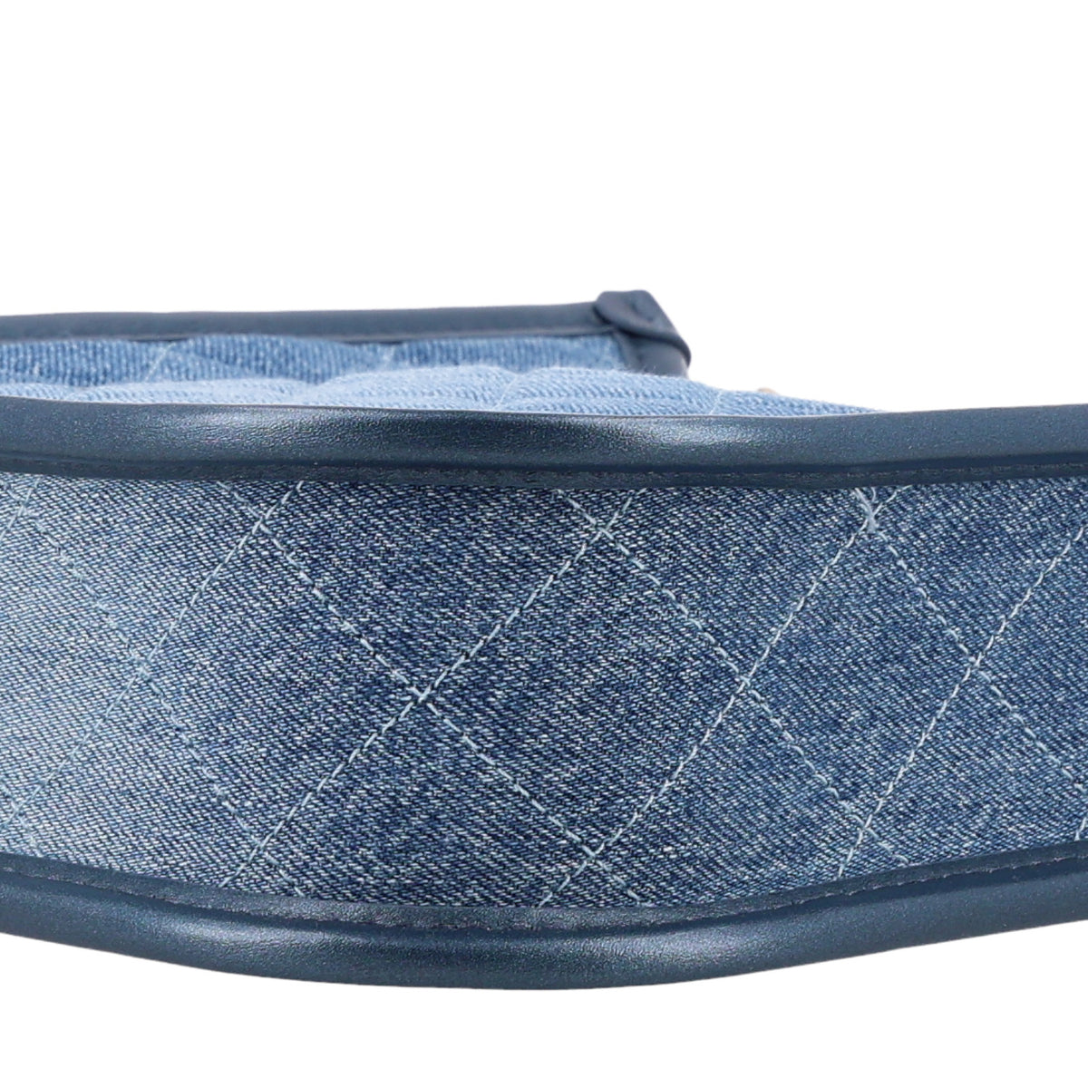 Chanel Washed Denim Quilted Small Hobo Blue 10 of 10