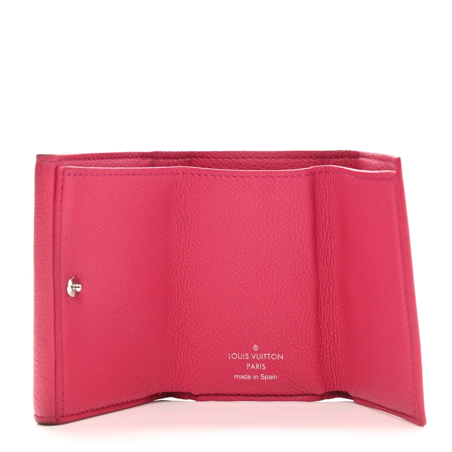 Calfskin Lockmini Wallet Hot Pink