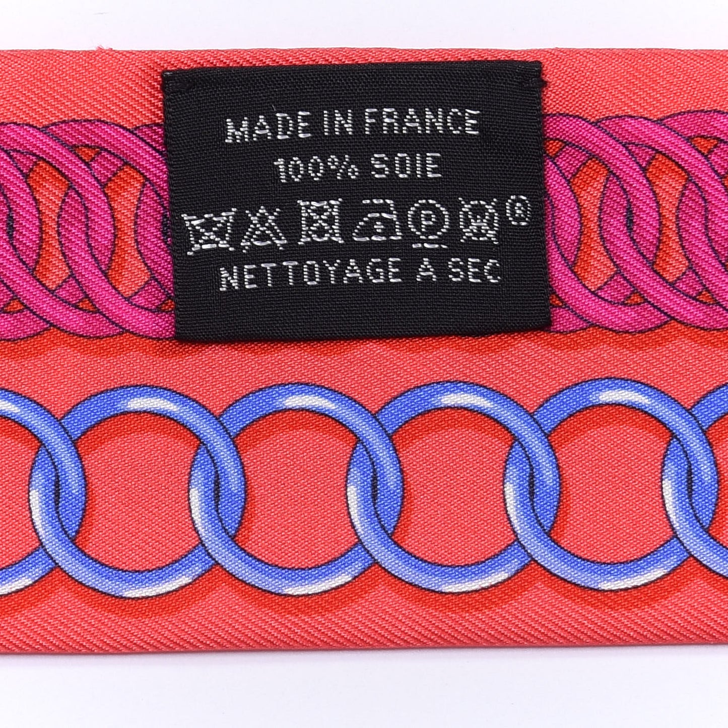 Silk Maillons Twilly Rouge Indigo Fuchsia