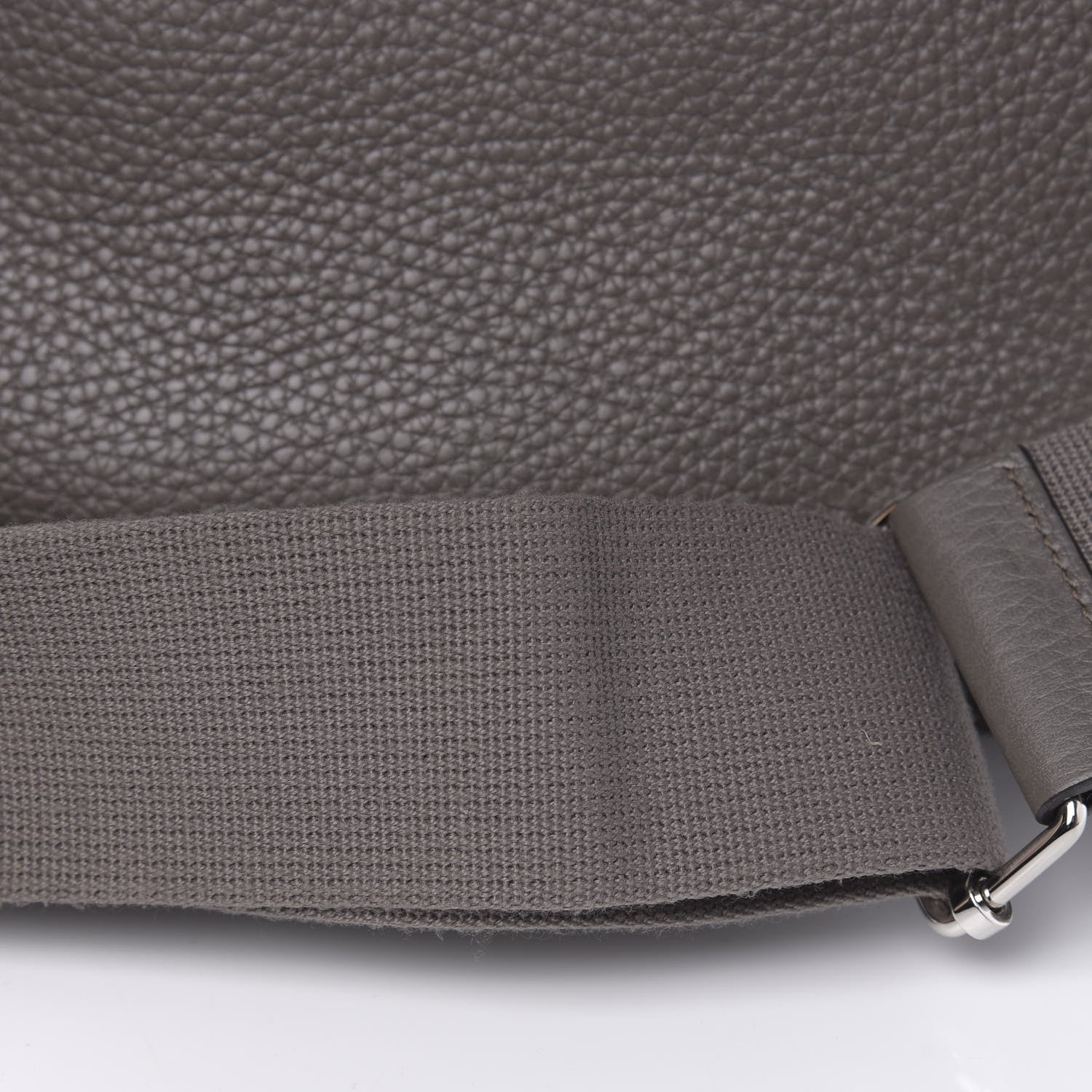 Hermes Taurillon Clemence Evelyne III GM Etain 8 of 10