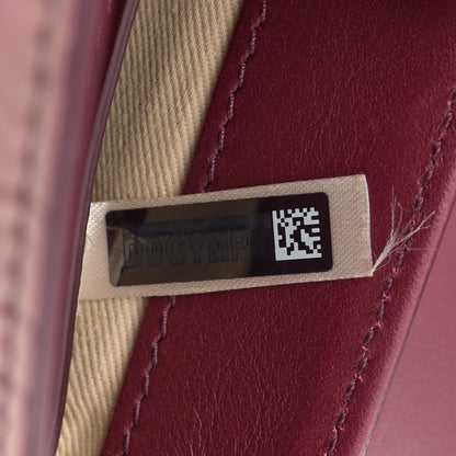 Chloe Calfskin Embossed Small Aby Lock Brown Purple 7 of 11