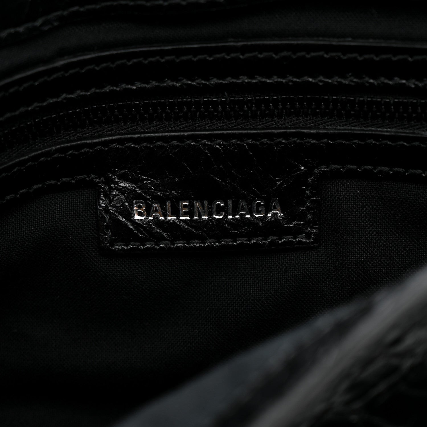 Balenciaga Agneau Arena XS Le Cagole Flap Bag Black 7 of 11