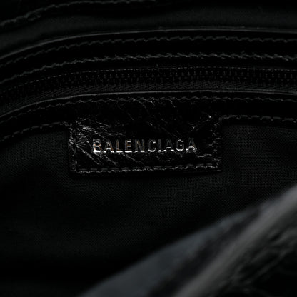Balenciaga Agneau Arena XS Le Cagole Flap Bag Black 7 of 11
