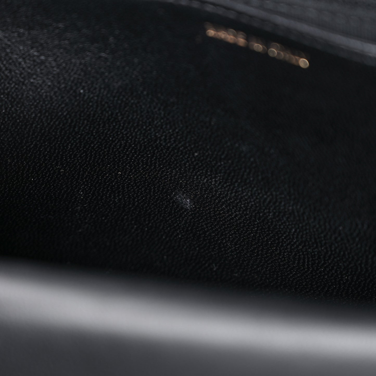 Lambskin Quilted Trendy CC Wallet On Chain WOC Black