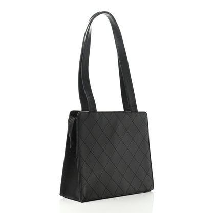 Chanel Lambskin Stitched Shoulder Bag Black 2 of 4