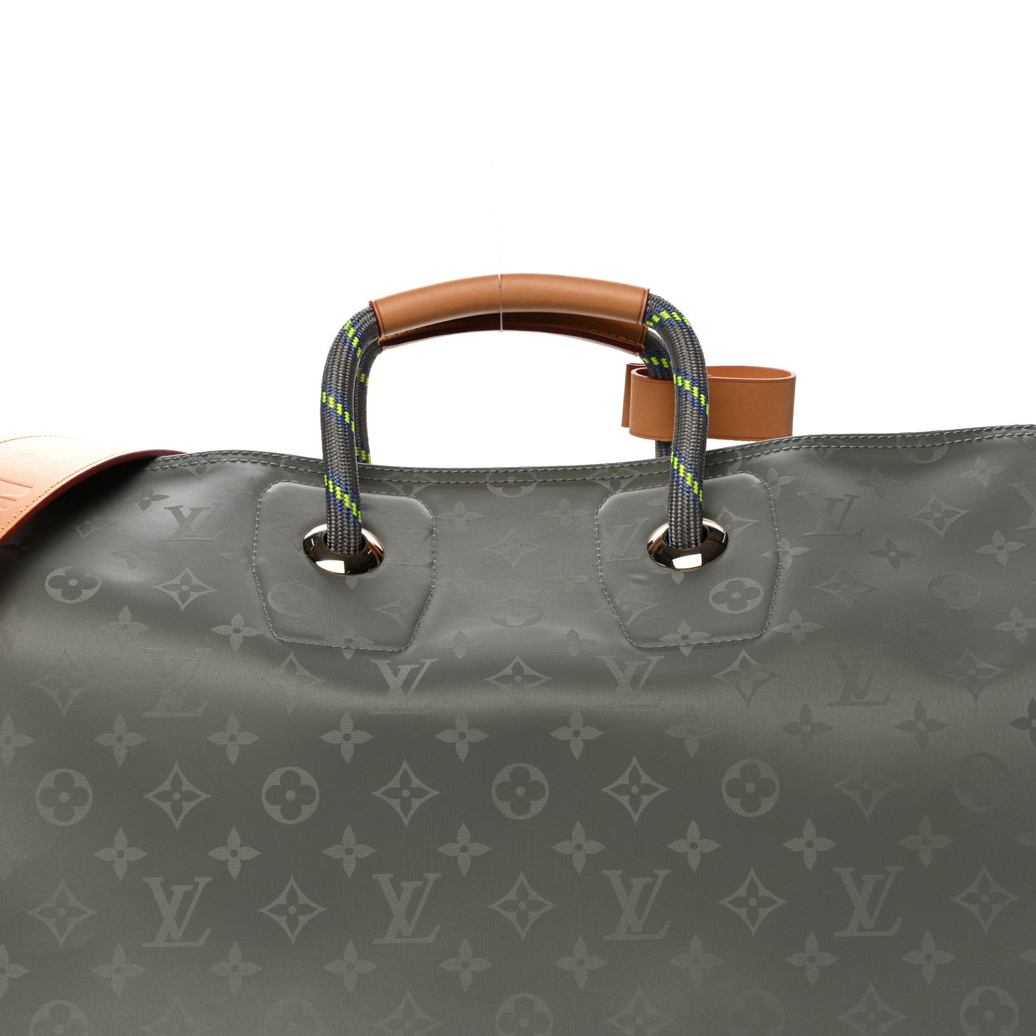 Louis Vuitton Monogram Titanium Keepall Bandouliere 50 6 of 8