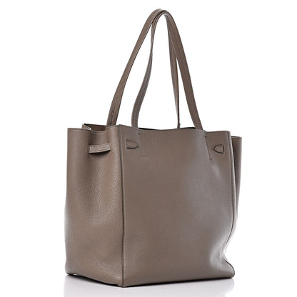 Celine Soft Grained Calfskin Small Belt Cabas Phantom Taupe 3 of 10