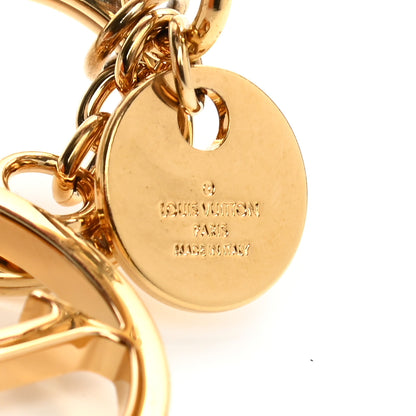 Louis Vuitton LV Circle Bag Charm Key Holder Gold 3 of 5