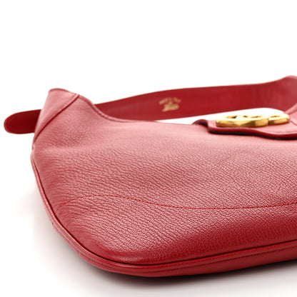 Gucci Goatskin Medium Aphrodite Shoulder Bag Hibiscus Red 10 of 11
