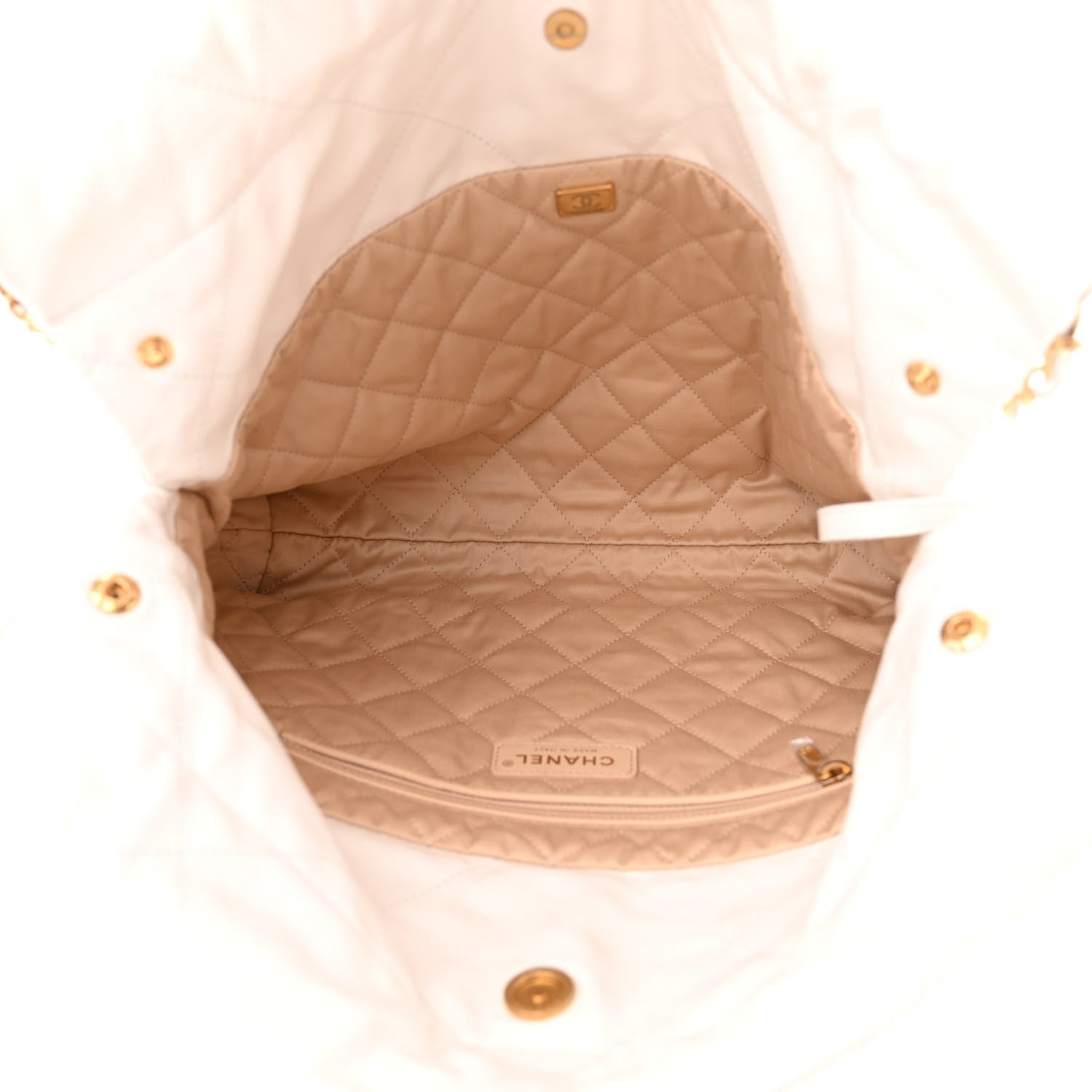 Chanel Calfskin Quilted Small Chanel 22 White 6 of 11