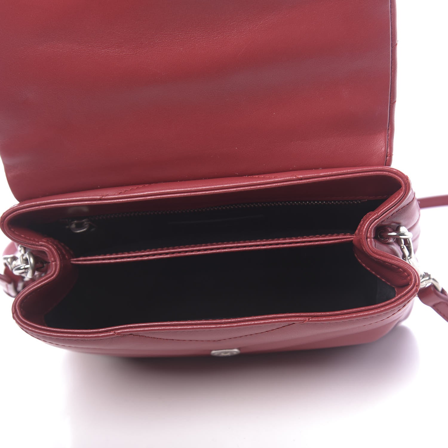 Saint Laurent Calfskin Y Quilted Monogram Toy Loulou Crossbody Bag New Lipstick 5 of 10