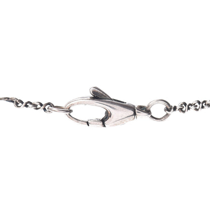 Gucci Sterling Silver Heart Ribbon Pendant Necklace 4 of 4