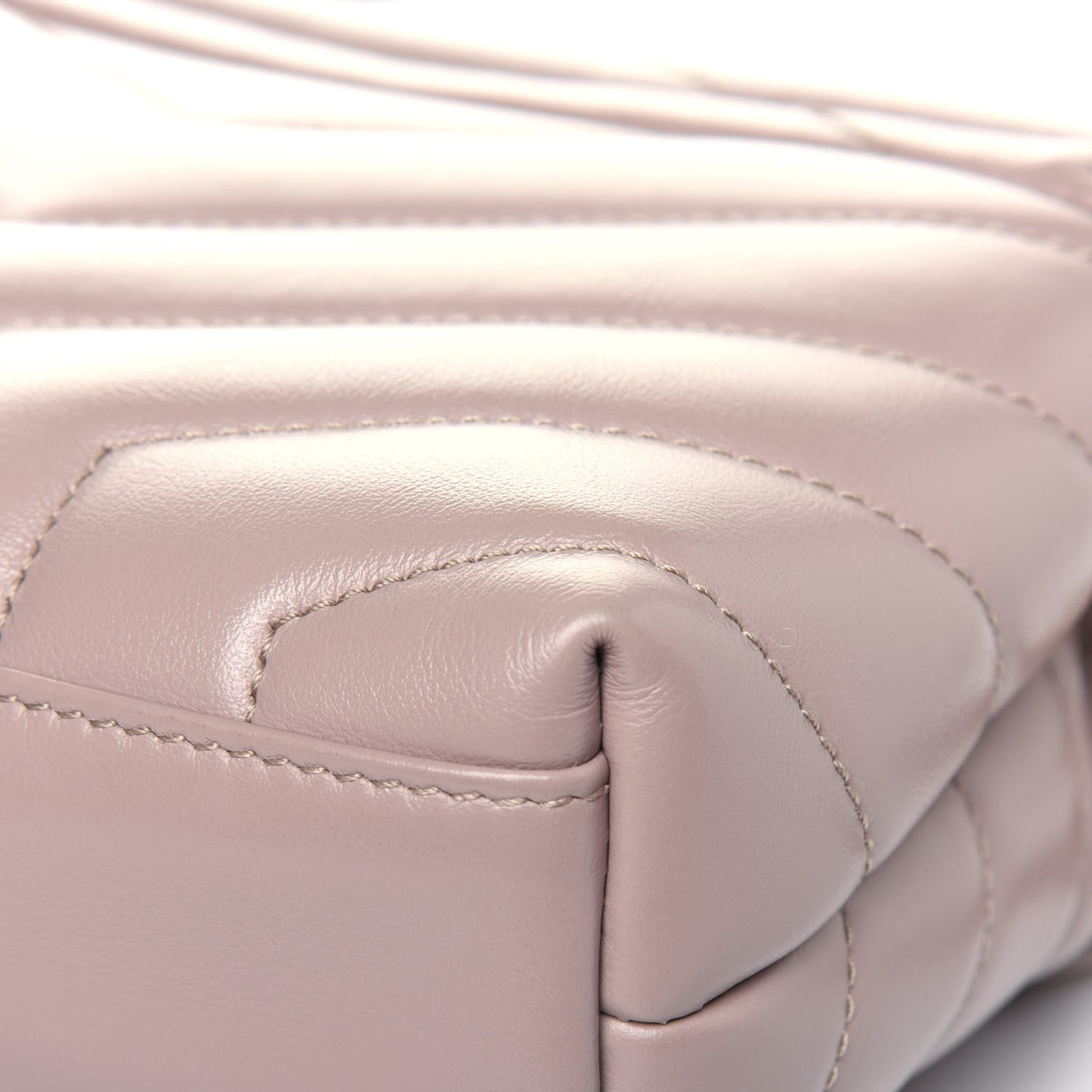 Calfskin Y Quilted Monogram Toy Loulou Crossbody Bag Light Natural