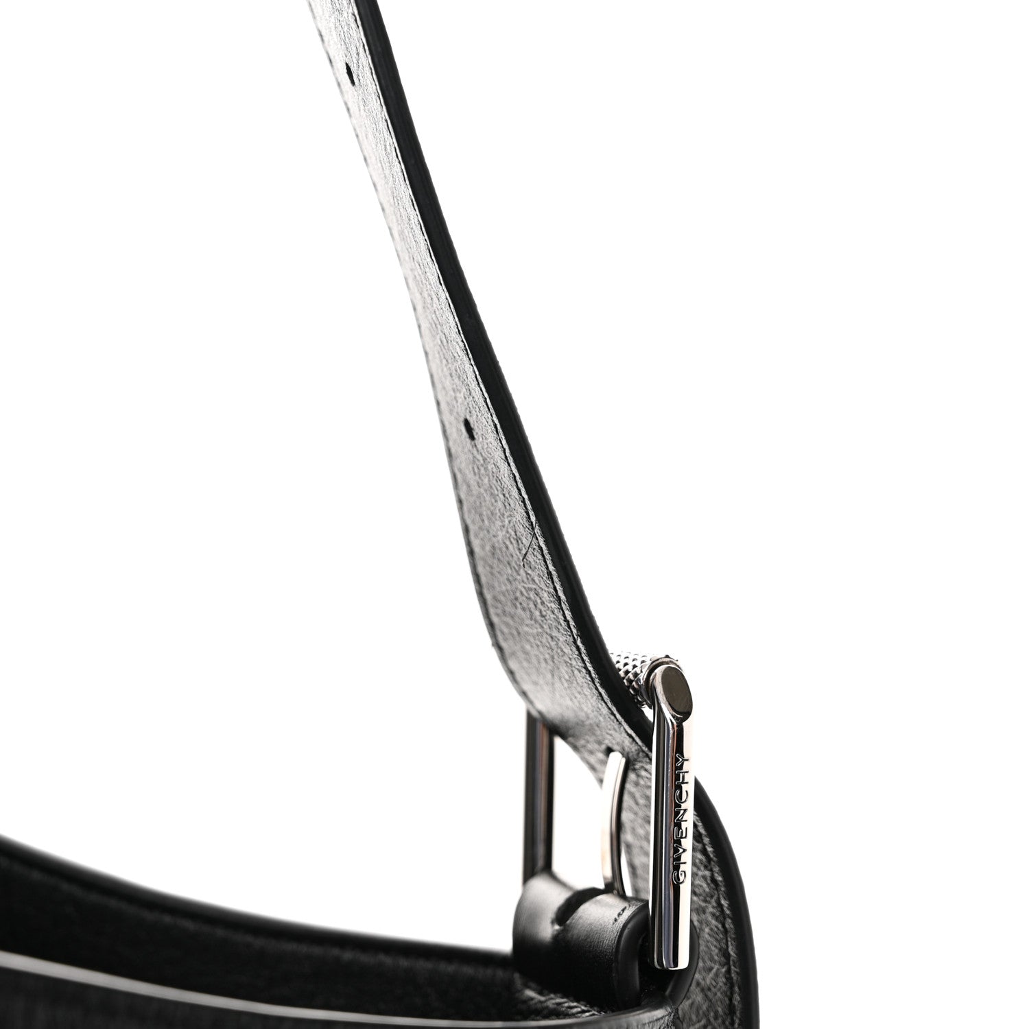 Givenchy Tumbled Calfskin Corset Medium Voyou Bag Black 11 of 11