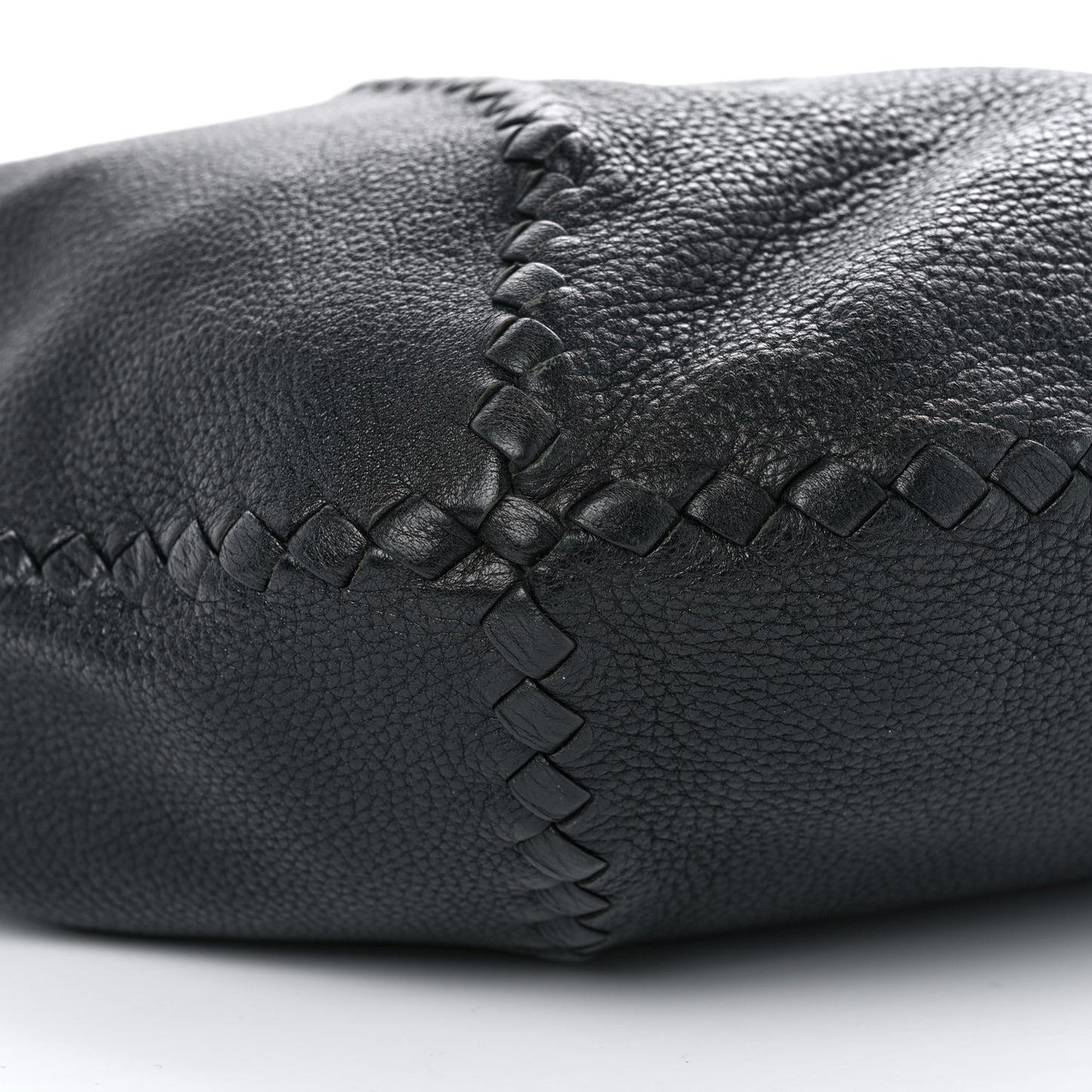 Cervo Deerskin Large Hobo Black