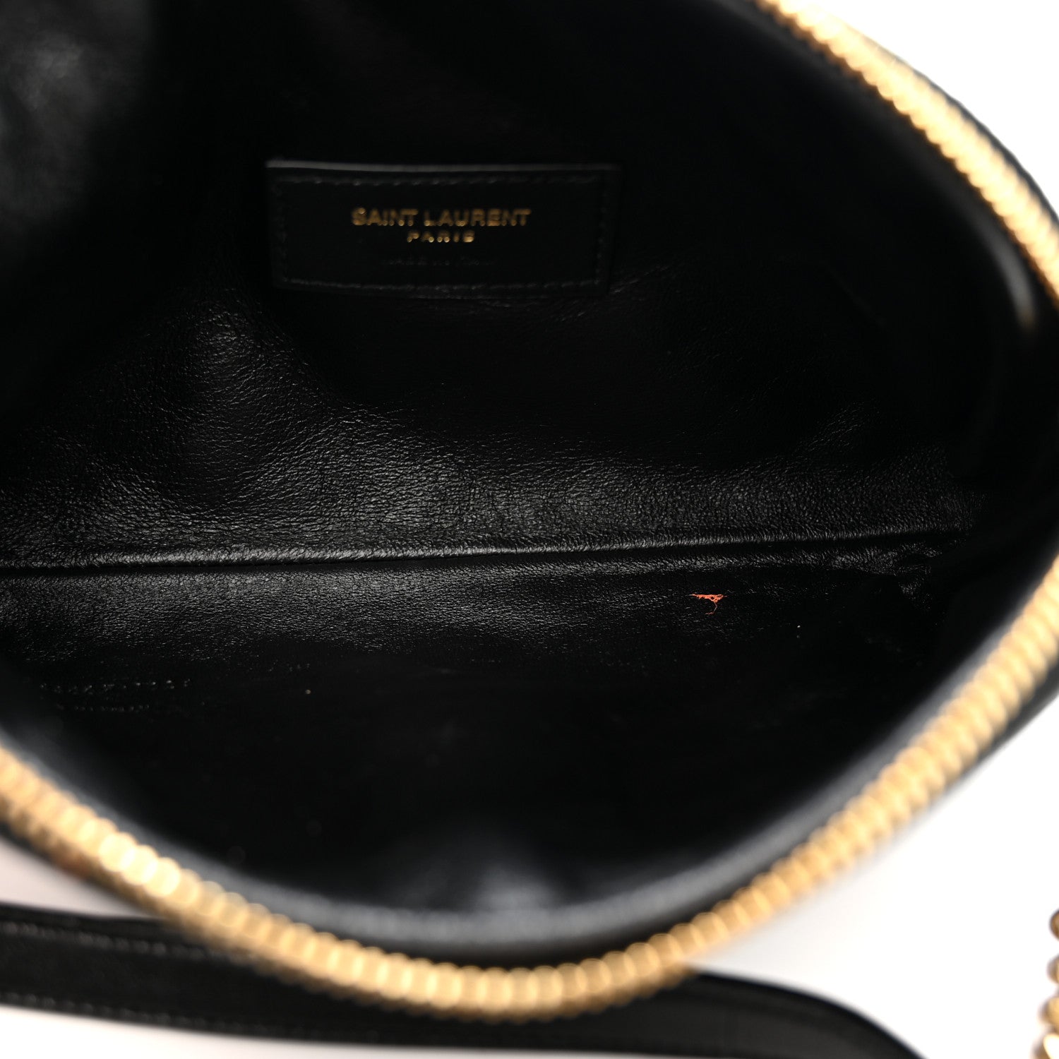 Saint Laurent Lambskin Quilted Gaby Zipped Pouch Black 5 of 10