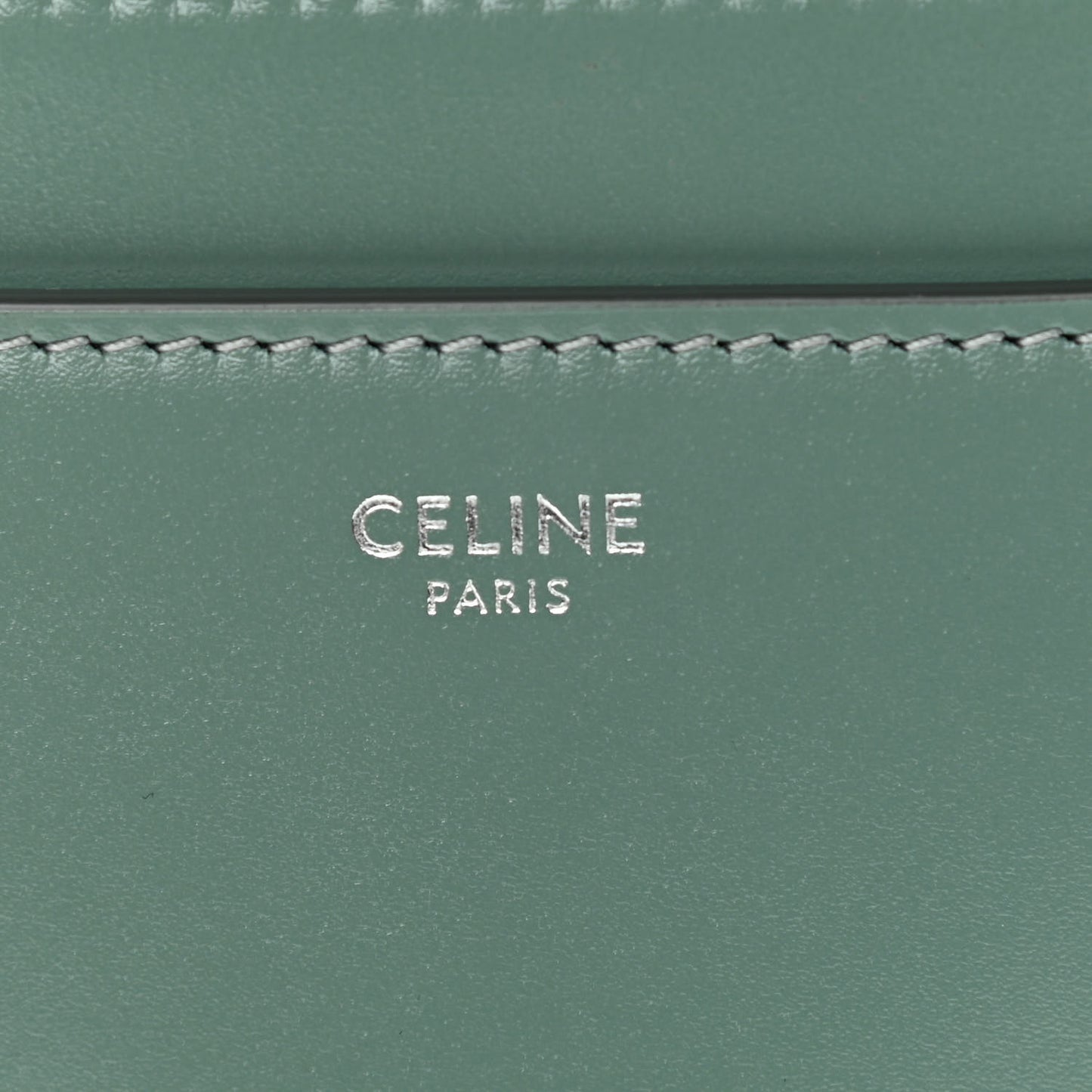 Satinated Calfskin Small 16 Top Handle Bag Celadon