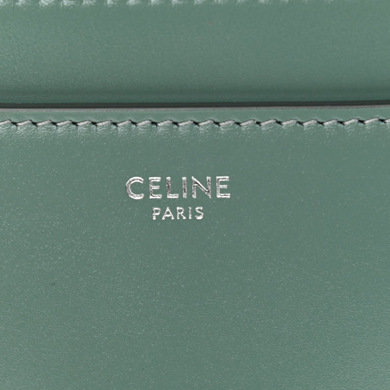 Celine Satinated Calfskin Small 16 Top Handle Bag Celadon 10 of 11
