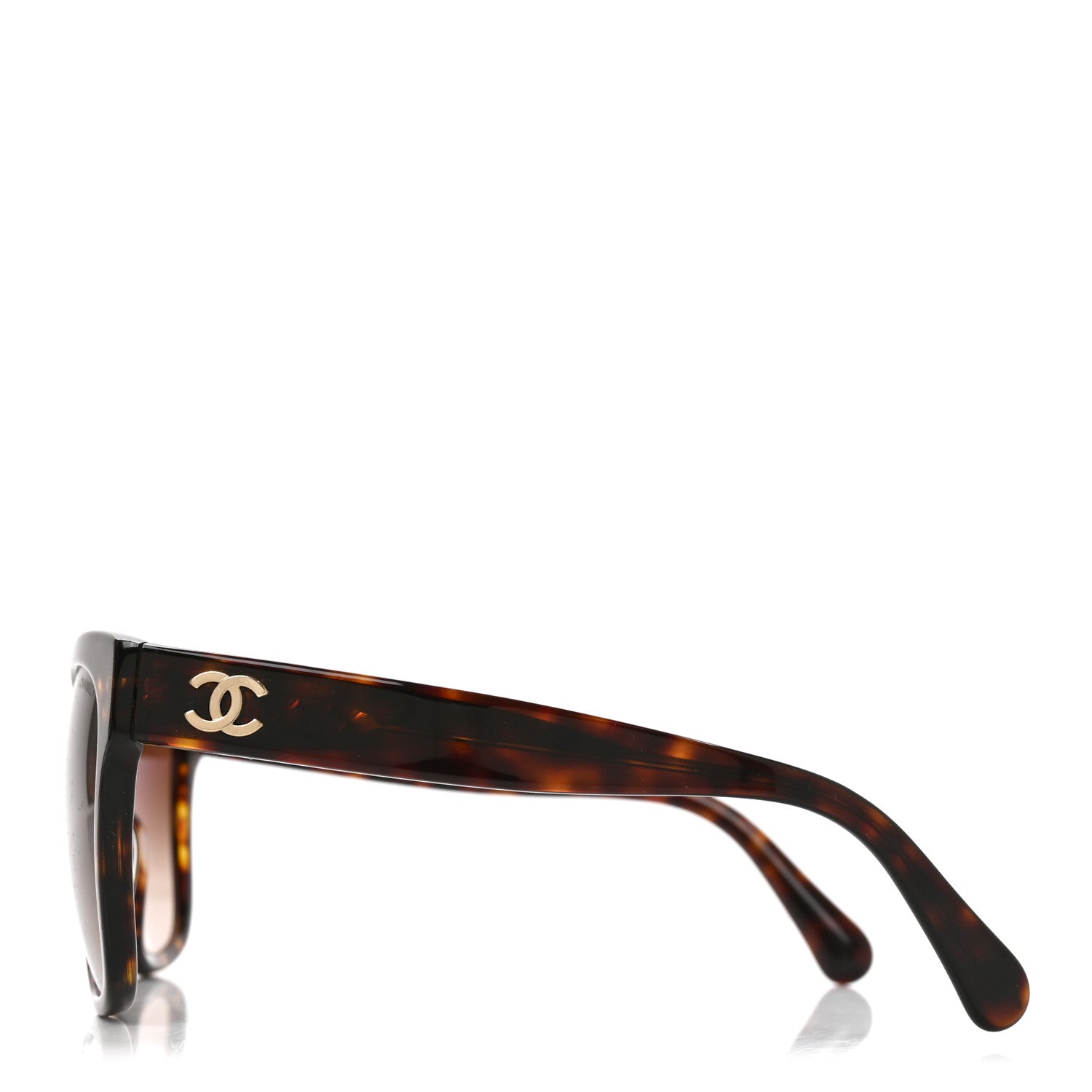 Chanel Acetate Runway Square Sunglasses 5380 Dark Tortoise 3 of 7