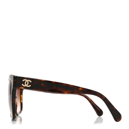 Chanel Acetate Runway Square Sunglasses 5380 Dark Tortoise 3 of 7