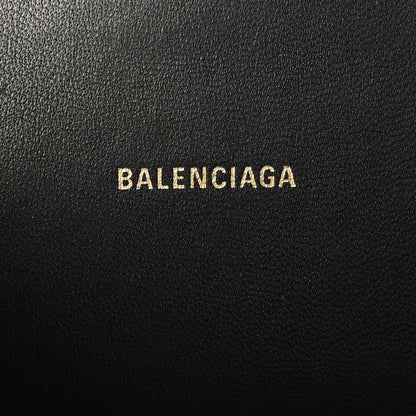 Balenciaga Shiny Box Calfskin Hourglass Top Handle Bag XS Black 6 of 10