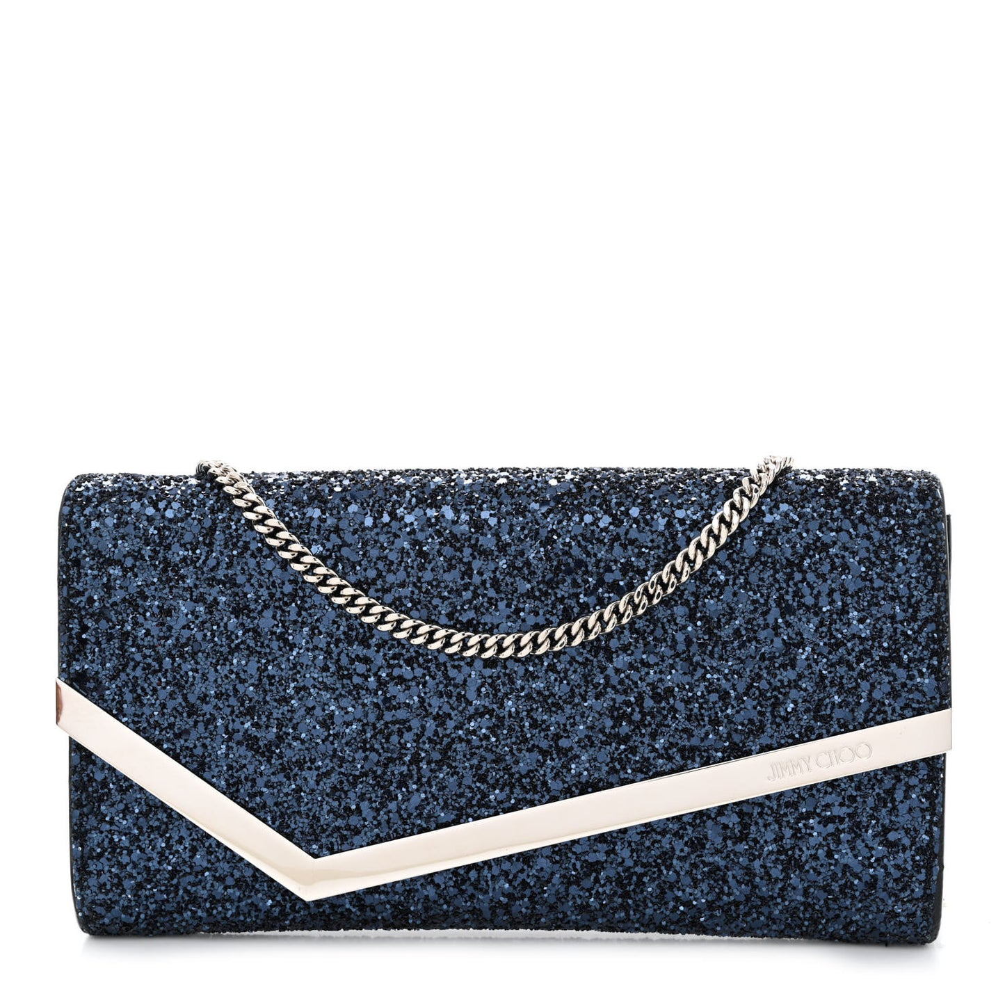 Glitter Emmie Clutch Blue
