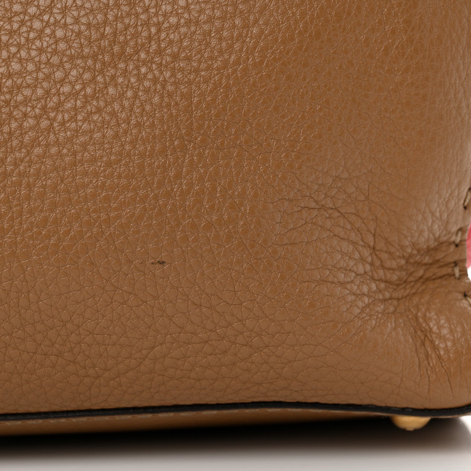 Fendi Calfskin Romano Selleria Firenze Frame Bag Saddler Red 17 of 24