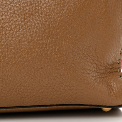 Fendi Calfskin Romano Selleria Firenze Frame Bag Saddler Red 17 of 24