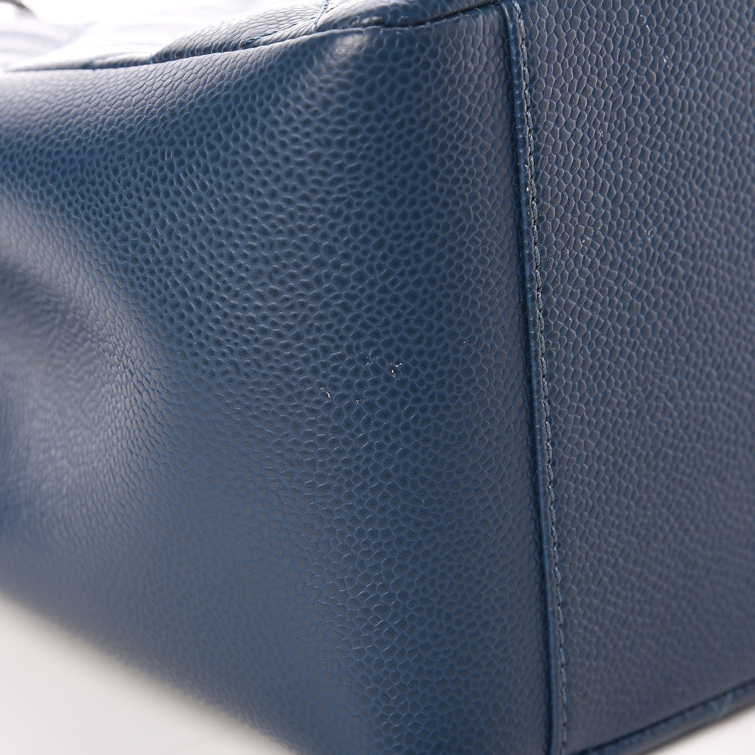 Chanel Caviar Quilted Grand Shopping Tote GST Dark Blue 11 of 13