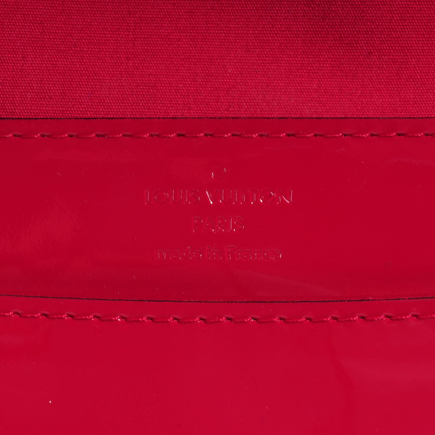 Patent Louise Clutch Rose Indien