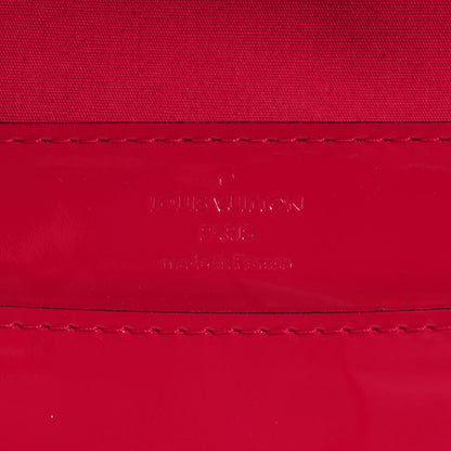 Louis Vuitton Patent Louise Clutch Rose Indien 6 of 7