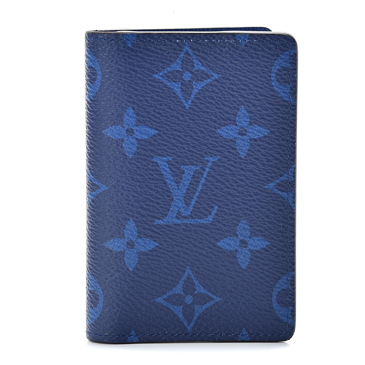 Monogram Taiga Pocket Organizer Cobalt