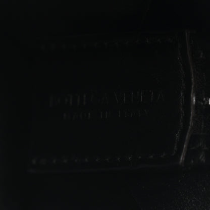 Bottega Veneta Lambskin Maxi Intrecciato Small Cassette Camera Bag Black 6 of 9