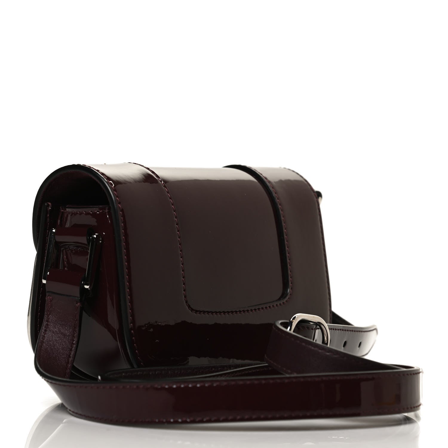 Valentino Garavani Patent Small Supervee Crossbody Bag Rubin 3 of 9
