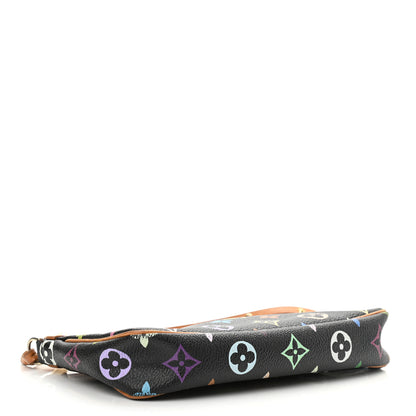 Louis Vuitton Monogram Multicolor Pochette Accessories Black 4 of 14