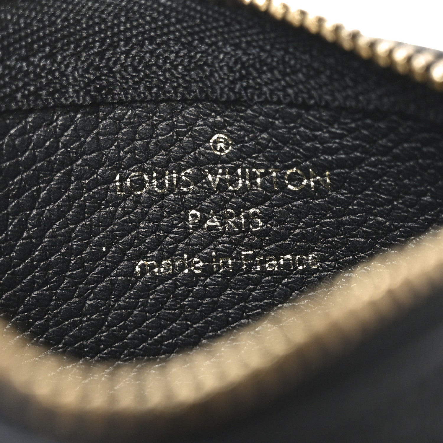 Louis Vuitton Empreinte Monogram Giant Key Pouch Black Beige 11 of 12