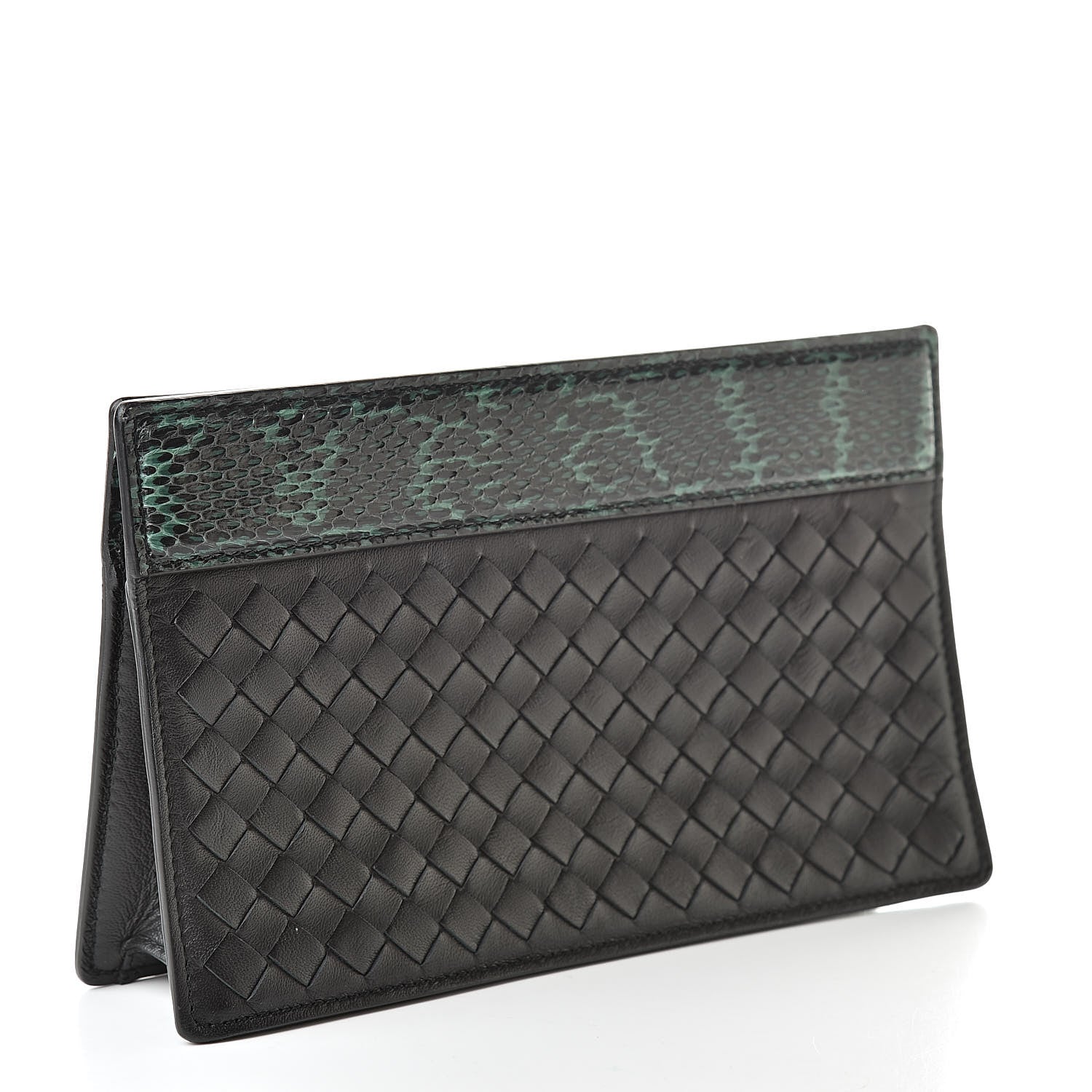 Bottega Veneta Nappa Ayers Intrecciato Clutch Black 3 of 7