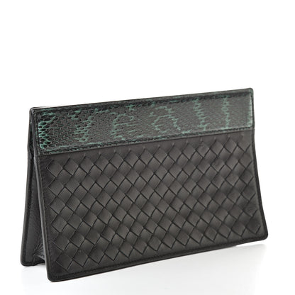 Bottega Veneta Nappa Ayers Intrecciato Clutch Black 3 of 7