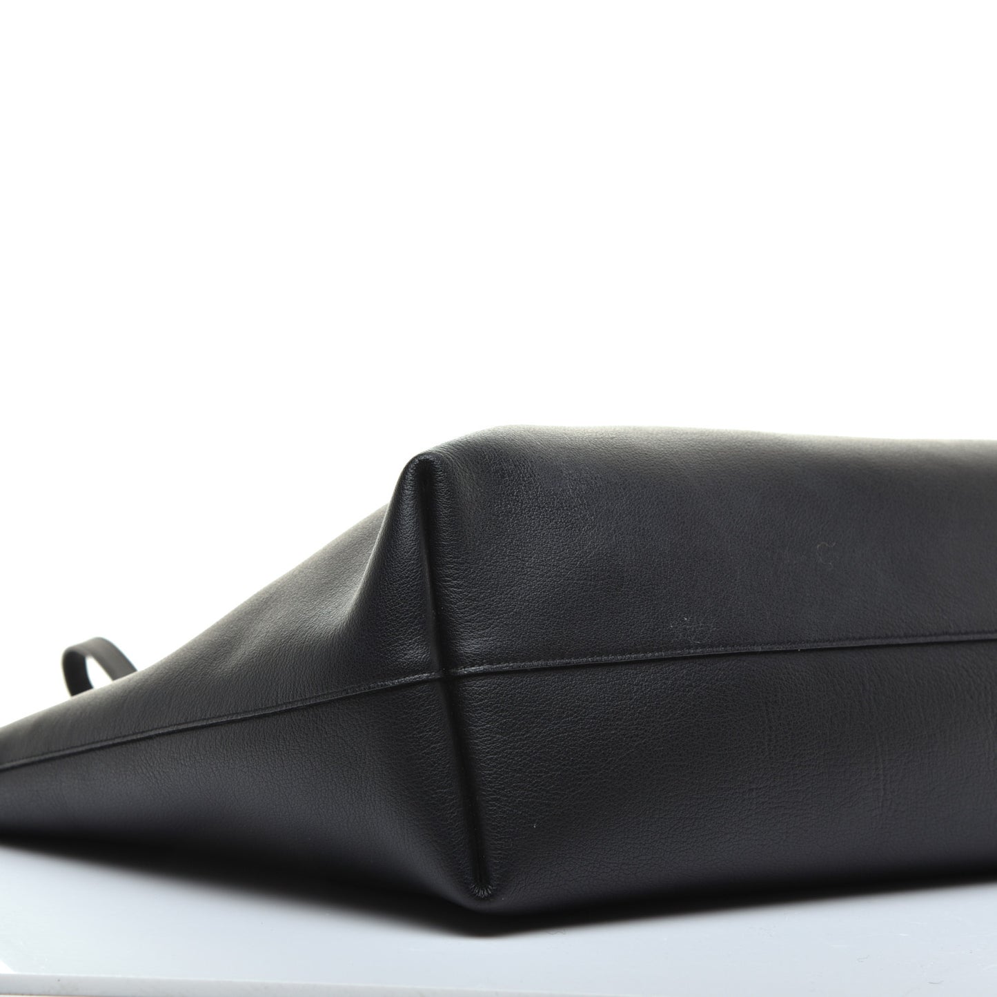 Calfskin Large Shopping Tote Black