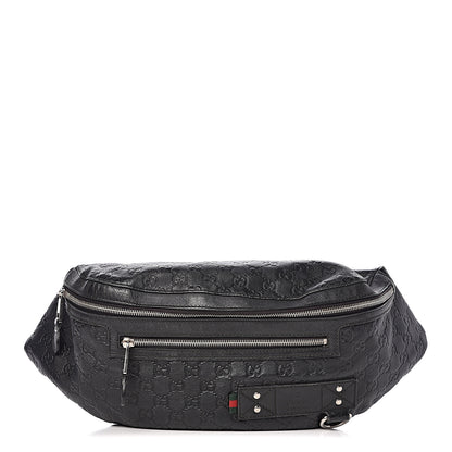 Gucci Guccissima Web Belt Bag Black 1 of 16