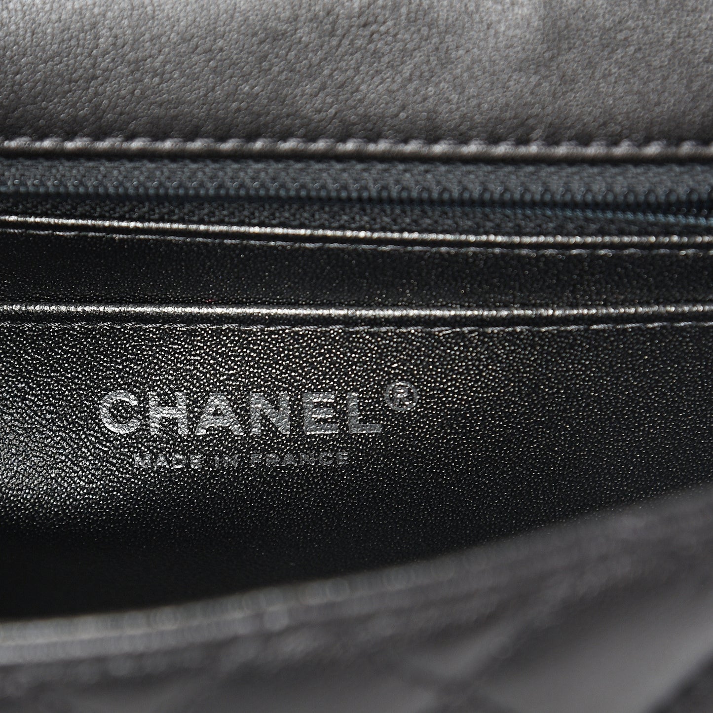 Sheepskin Quilted 2.55 Reissue Mini Flap Dark Grey