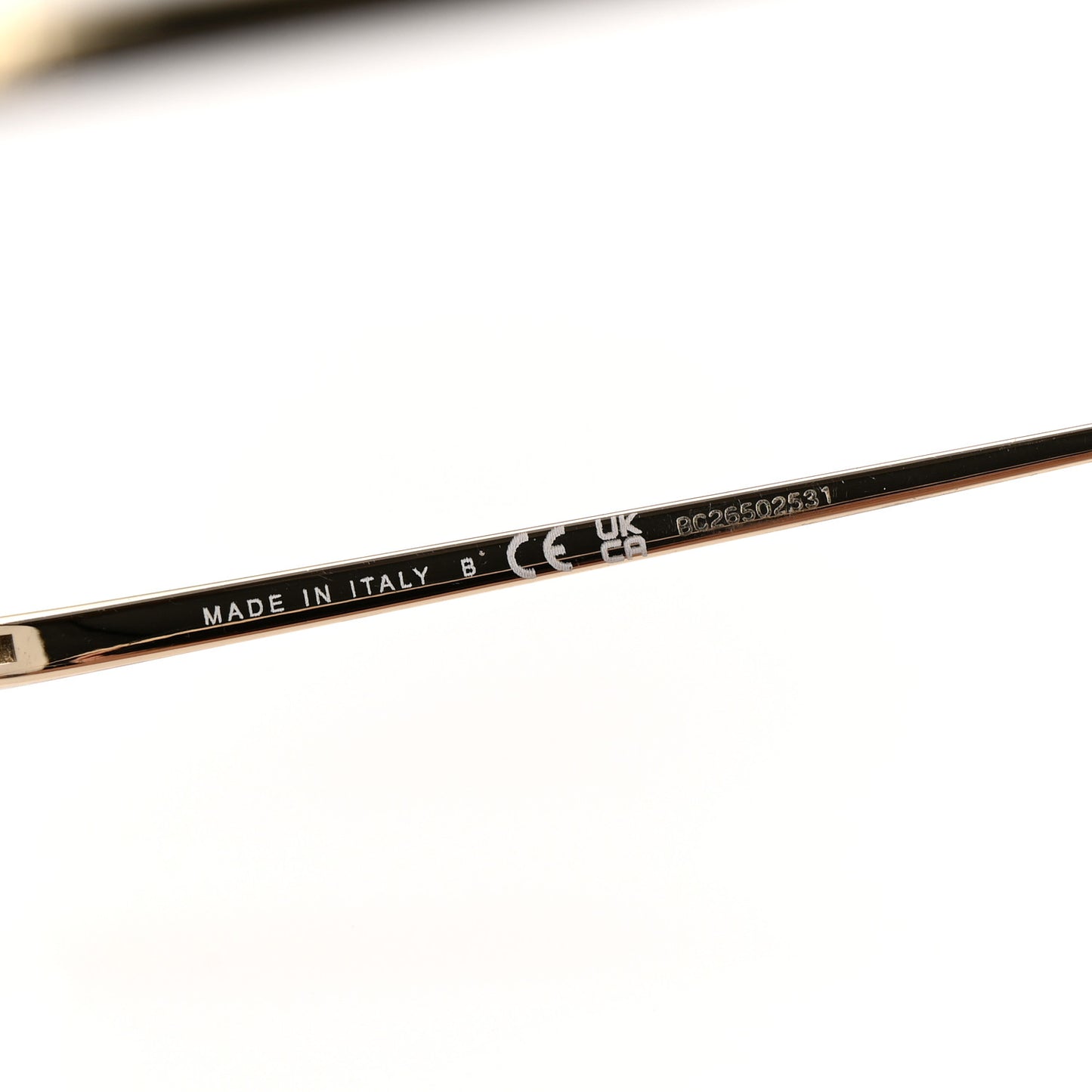 Acetate Metal Butterfly Sunglasses 5459-A Black Gold