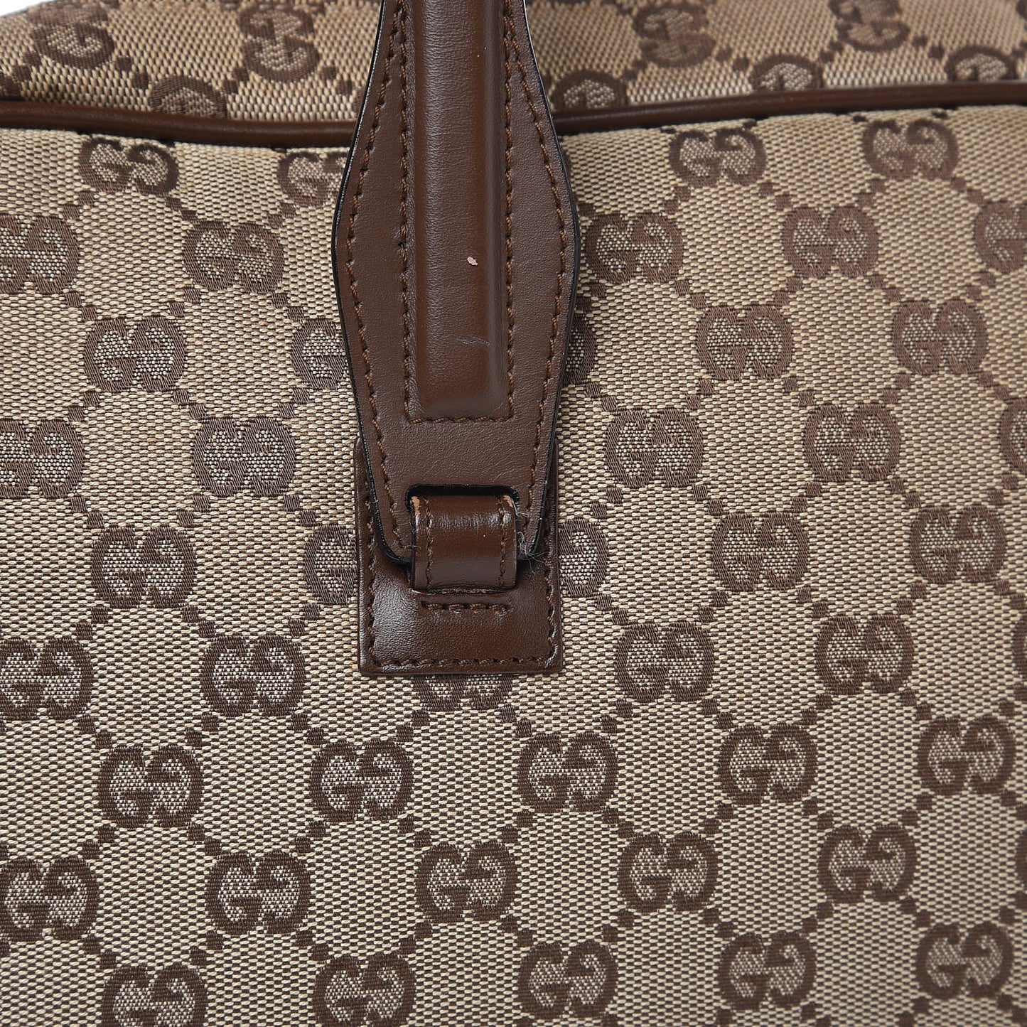 Monogram Tote Bag Brown