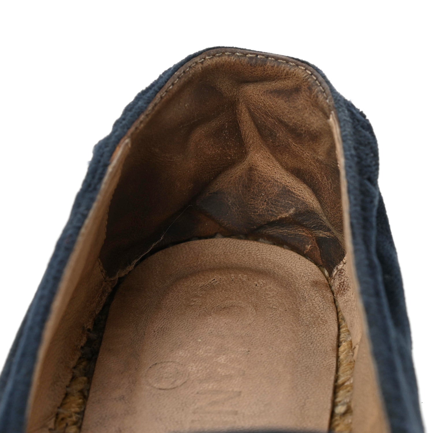 Chanel Velvet CC Espadrilles 39 Dark Navy Black 3 of 17