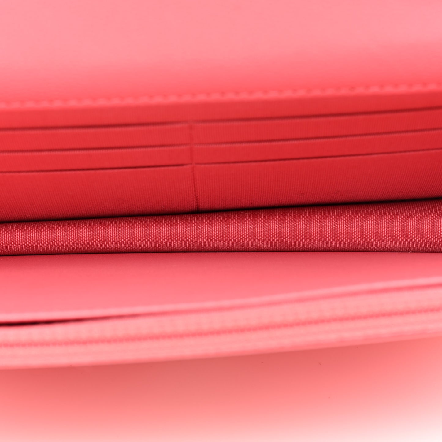 Caviar Quilted My Everything Wallet On Chain WOC Pink